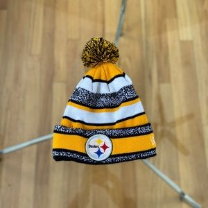 NFL New Era Pittsburgh Steelers Beanie With PomPom